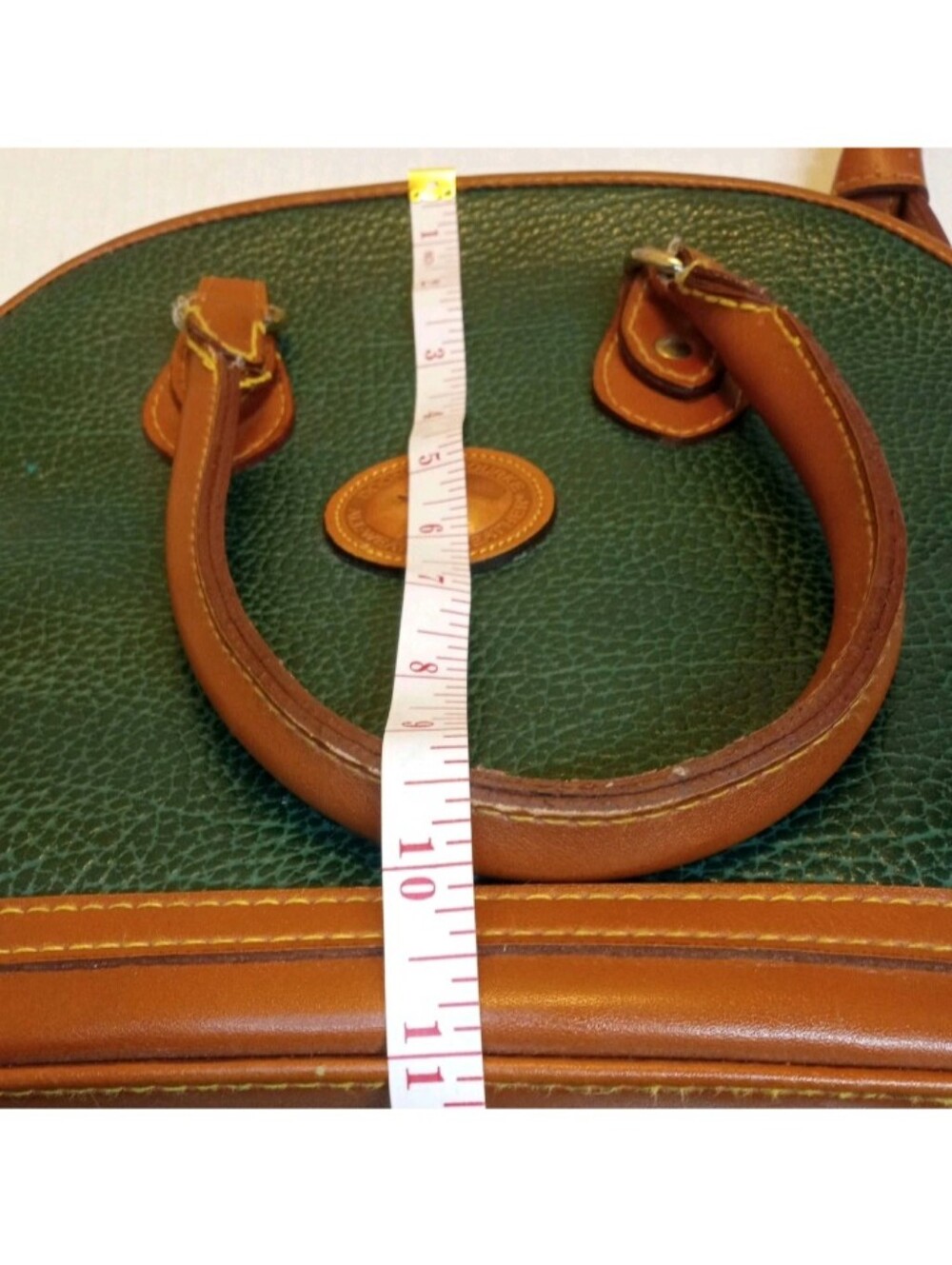 Vintage Dooney & Bourke Bag Green Has Flaws See Pictures - Picture 2 of 9